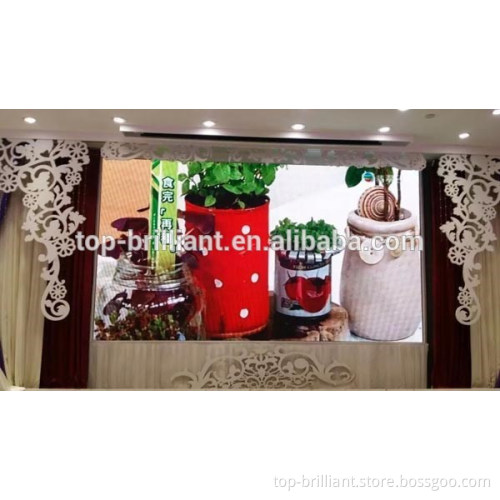 Shenzhen top brilliant High Resolution high Clearance indoor P2.5 LED panel